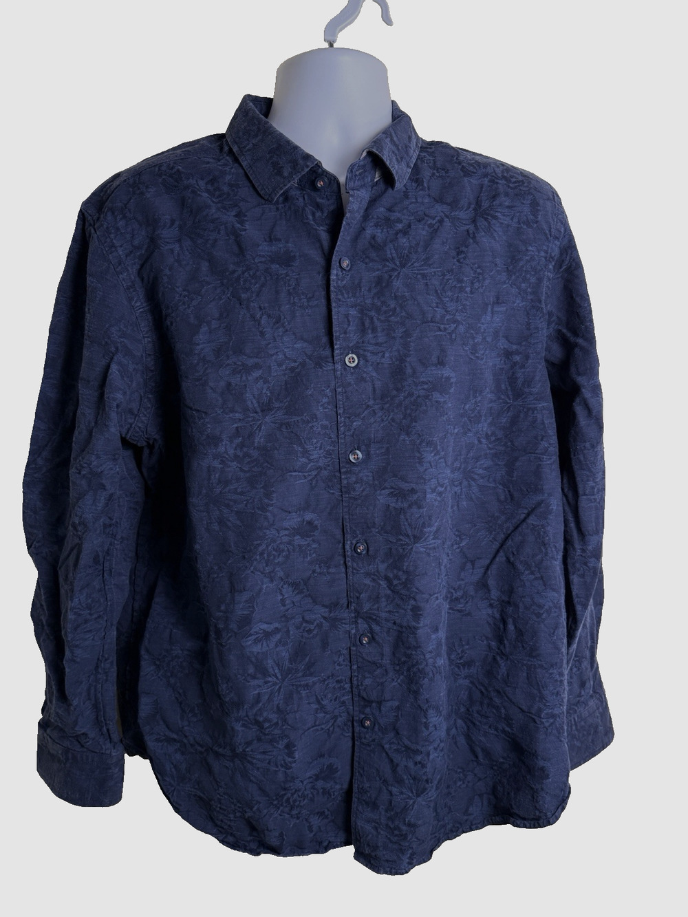 Tommy Bahama Jacquard weave Shirt XL Casual Luxury Resort Beach Vacation Coastal